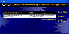 AURDA database main form